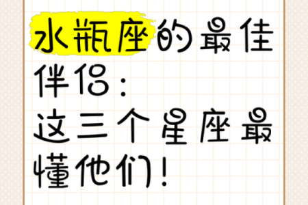水瓶座和什么星座最合适当情侣的