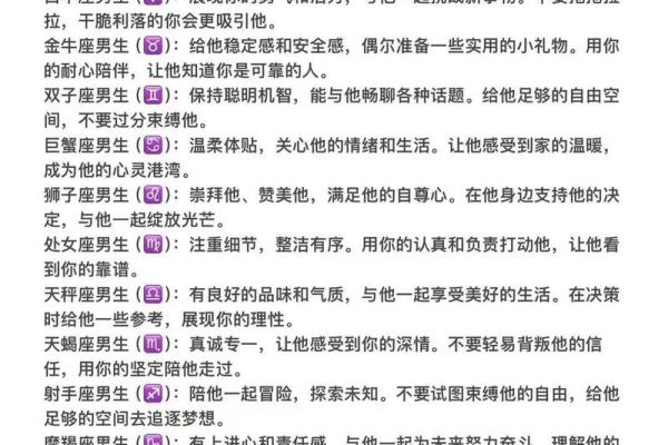 十二星座女和男朋友怎么相处方式的