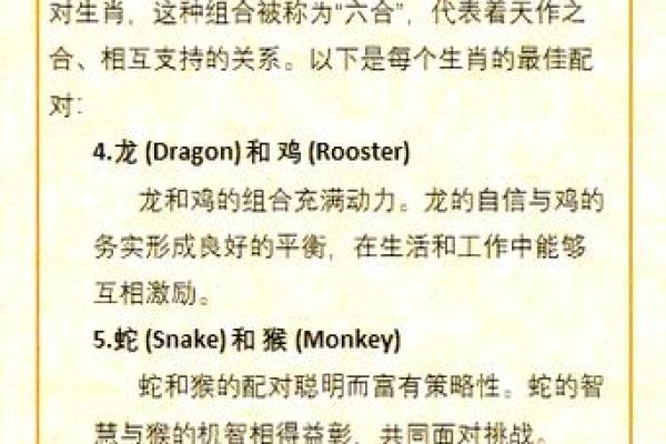 在一起最旺对方的六大生肖配对
