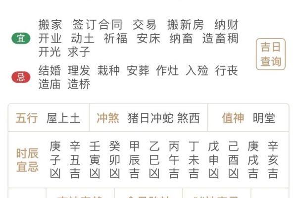 卜易居老黄历吉日查询