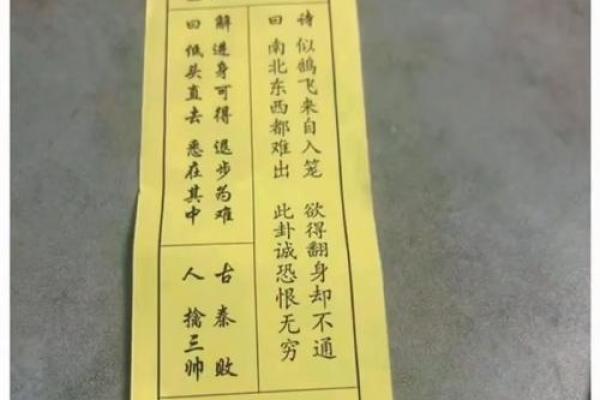 刘备求贤观音灵签解