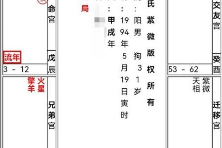 紫薇斗数男顺时