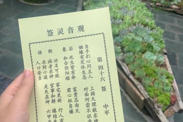 观音灵签第69签解签考试