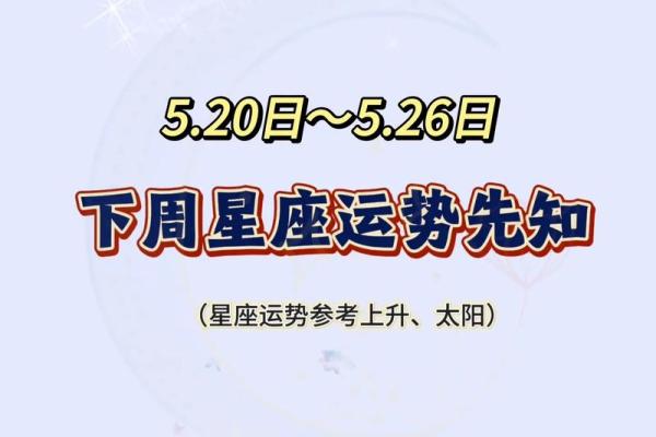未来一个星座下周运势