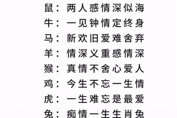 十二生肖配对歌看看你和TA的缘分有多好