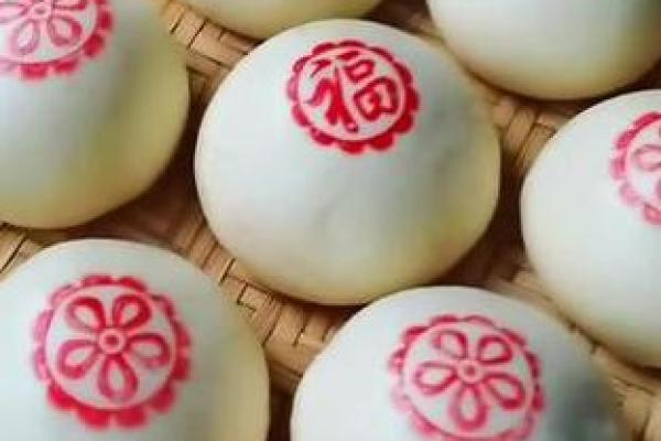 民风民俗，为何在馒头上点红点