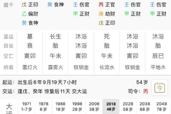 八字命例详解