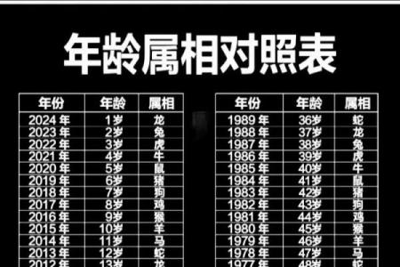 生肖配对表年份岁数