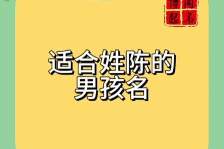 陈姓名配对 陈配什么姓？