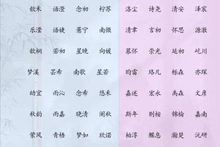 宝宝八字起名