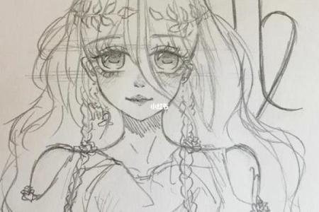 q版12星座公主简笔画之处女座