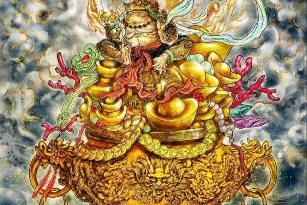 金蟾跟财神的说法