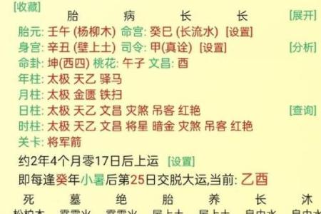 八字中喜用神
