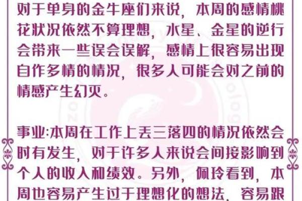 星座运势唐立淇一周