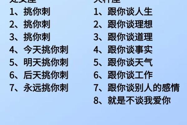 十二星座对知己的感情表现