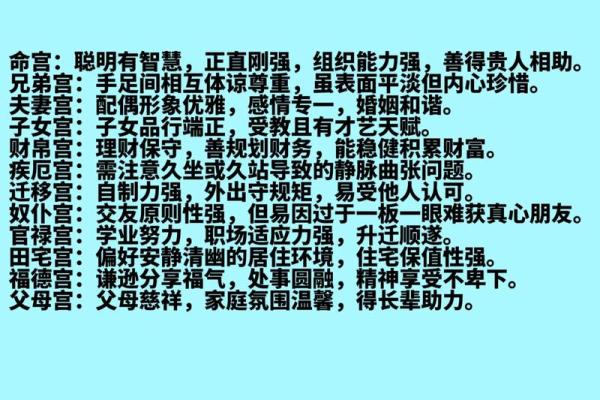 紫薇斗数对星