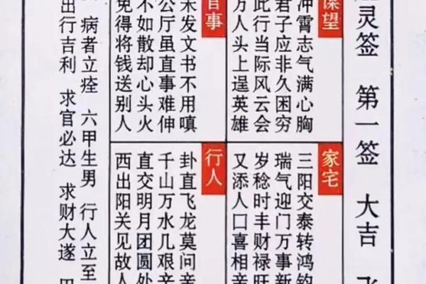 天后灵签第19签