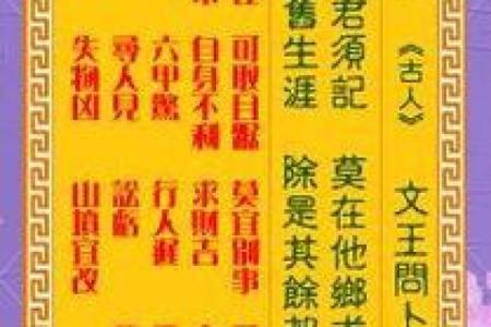 观音灵签分别是