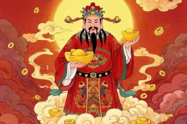 财神在元宝上面成语