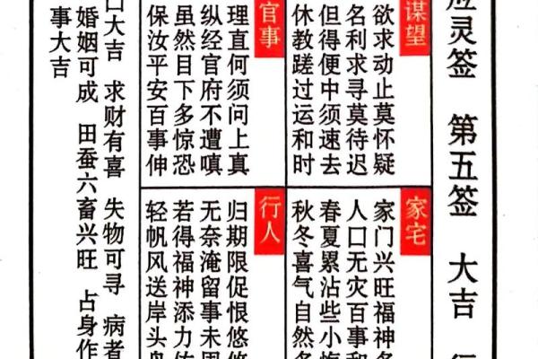 佛祖公灵签5签