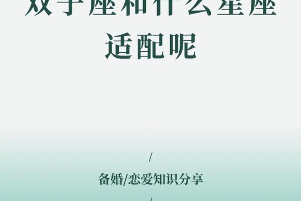 双子座最佳配对