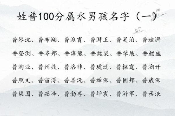 八字小名