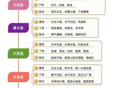 紫微斗数诸星落诸宫之：其它星（以下星曜为本宫主星时的情况，有