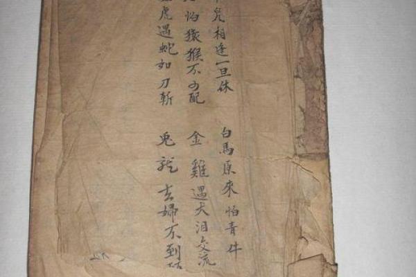 清代写本算命书