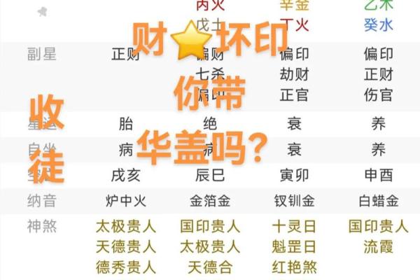 八字日支偏印