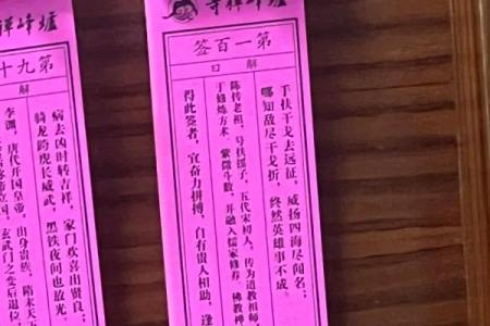 观音灵签解签大全100签详解