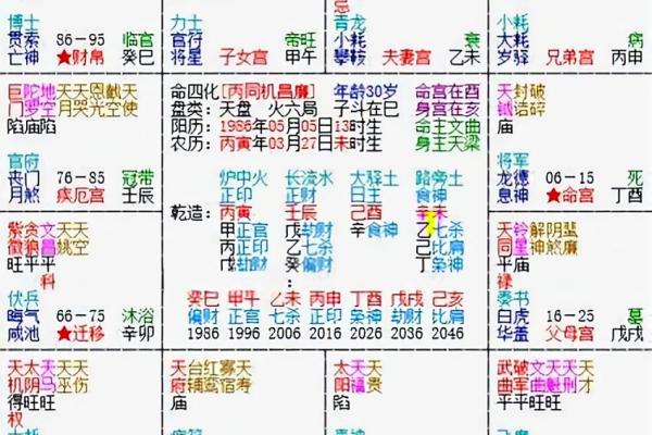 紫薇星入命宫平