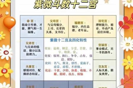 紫薇斗数与八字宫位