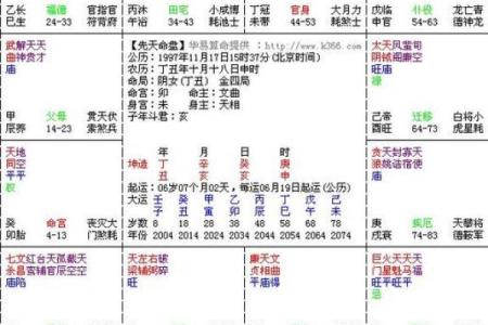 紫薇斗数流分盘