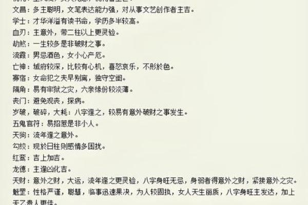 四柱八字知识 四柱八字知识