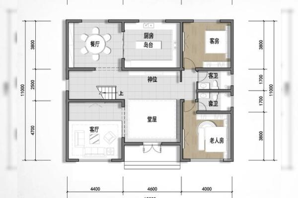 自建房子结构风水图