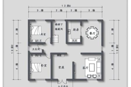 自建房子结构风水图